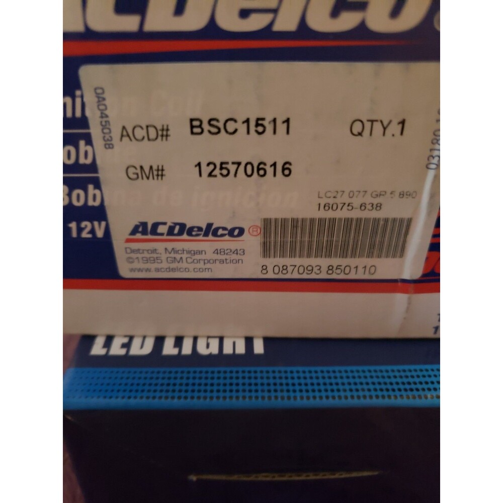 New ACDelco Ignition Coil BSC1511